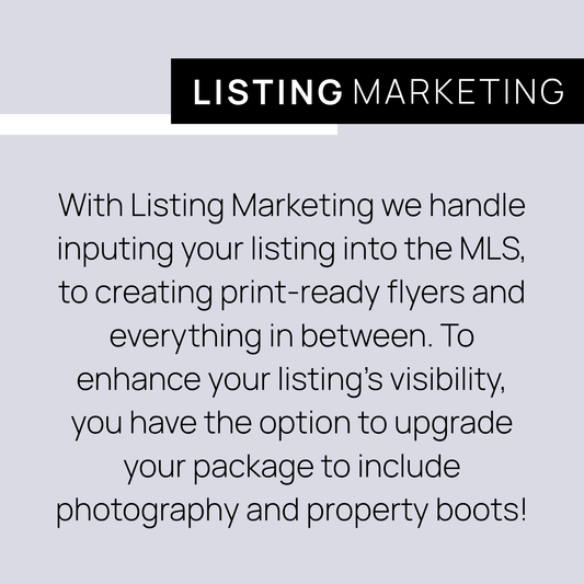 Listing Marketing ($125-$431.05 at close)