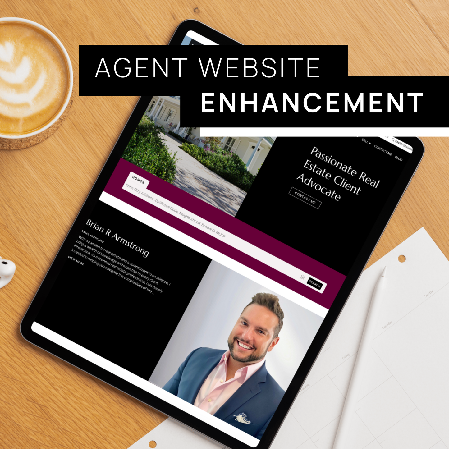 Agent Website Enhancement ($50 per hour minimum)