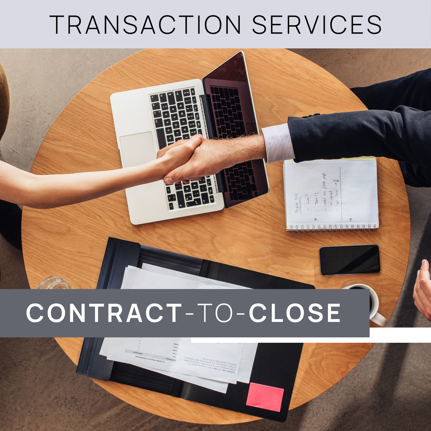 Contract-to-Close Service Package/TN ($300 - buyers and $200 - sellers charged at closing)