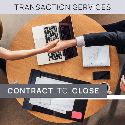 Contract-to-Close Service Package/TN ($300 - buyers and $200 - sellers charged at closing)