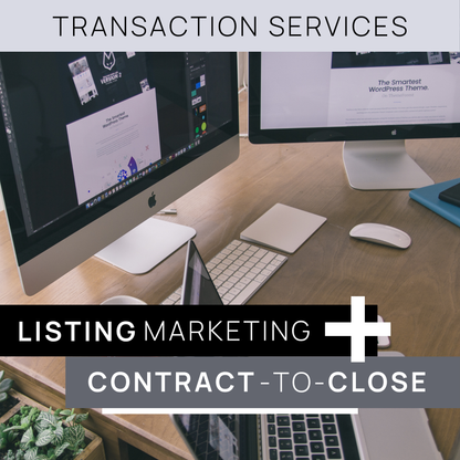 Listing Marketing + Contract-to-Close ($375-$826.05 at close)